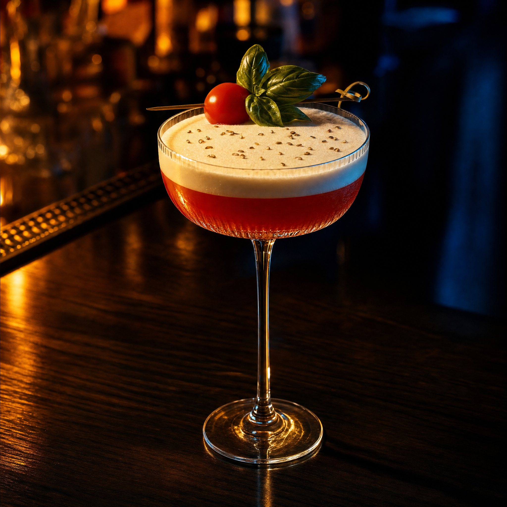 Easy Caprese cocktail